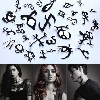 Shadowhunters rune temporary tattoos - Clary, Isabelle, Alec and Jace