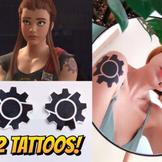 Brigitte Temporary Tattoos – Set of 2 – Overwatch