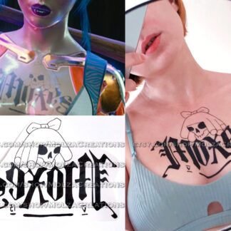 Moxes temporary tattoo - Cyberpunk 2077