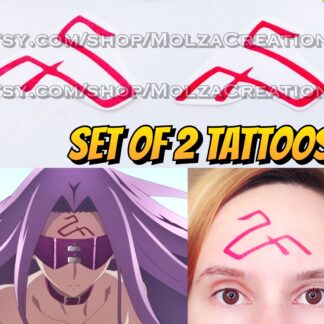 Medusa (Rider) Temporary Tattoos – Set of 2 – Fate/stay night