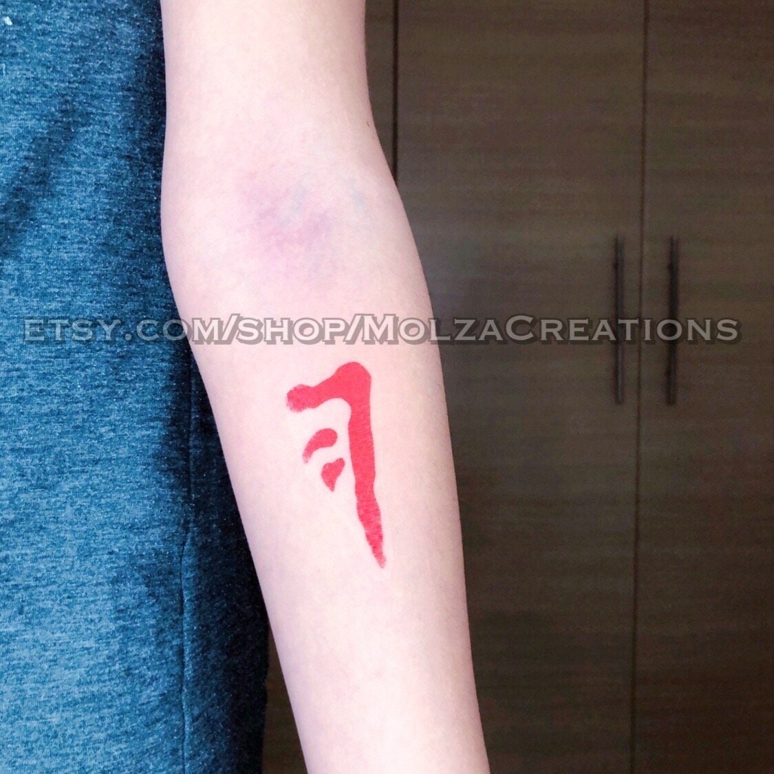 Mark of Cain Temporary Tattoos – Set of 2 – Supernatural