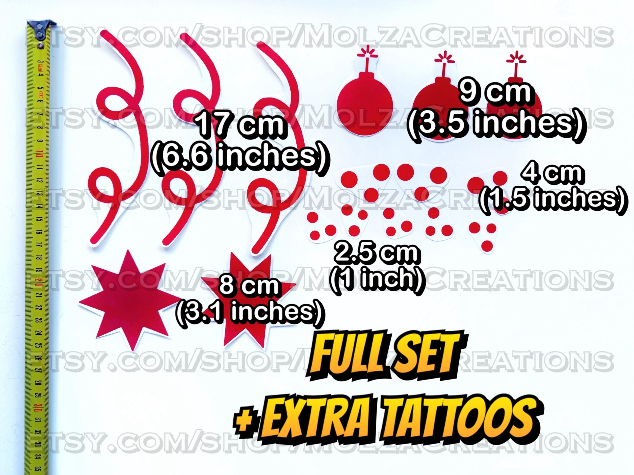 Cherri Bomb Temporary Tattoo Set – Hazbin Hotel